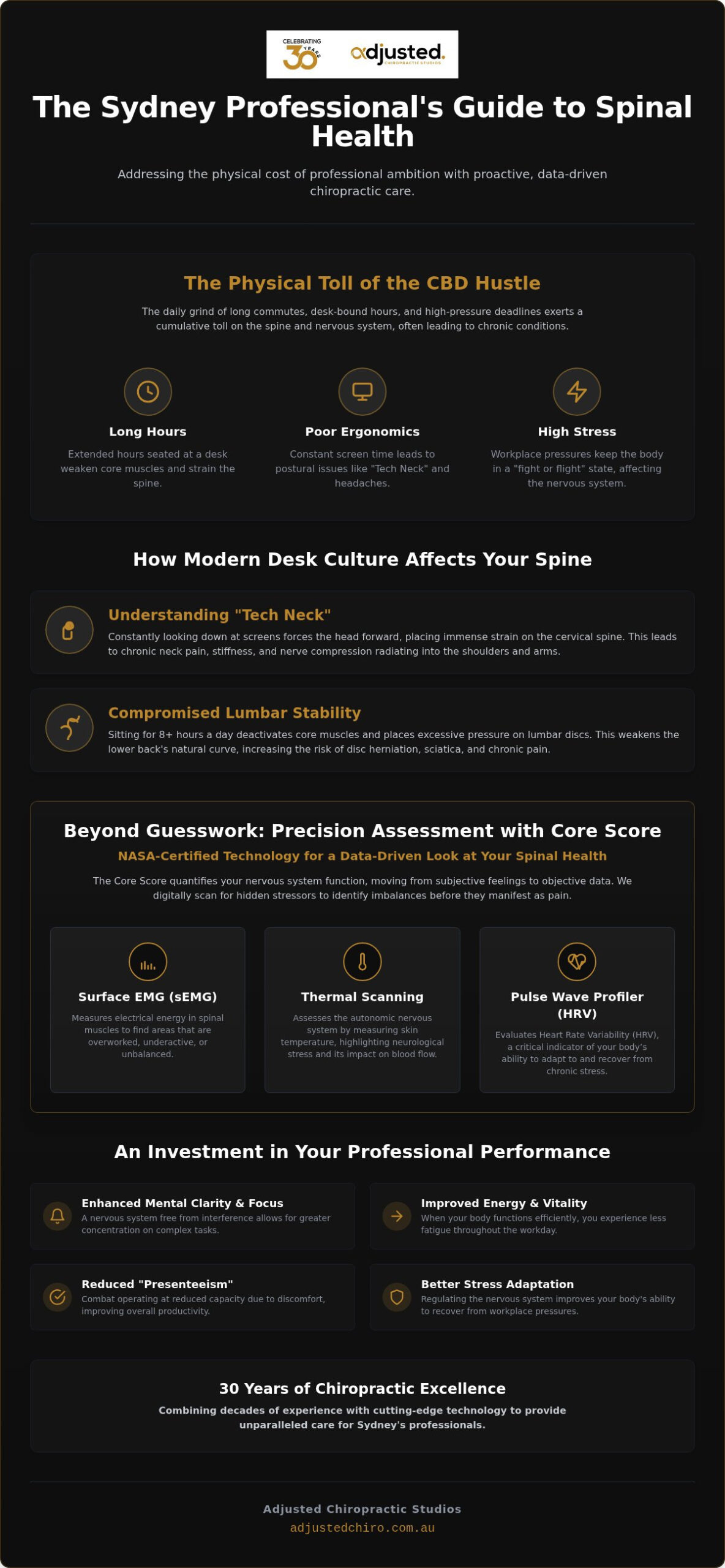 Adult Chiropractic Sydney: Comprehensive Spinal Care for CBD Professionals