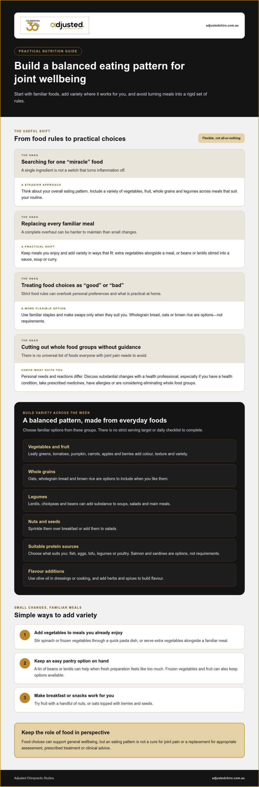 Anti-Inflammatory Diet for Joint Pain: A Practical Guide